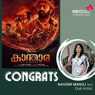  NEOS involved in the Lattest Hit Movie KANTARA Malayalam Dubbed version.