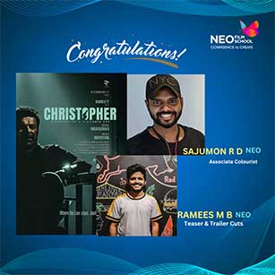 Our NEOS Involved in Malayalam Movie CHRISTOPHER. 