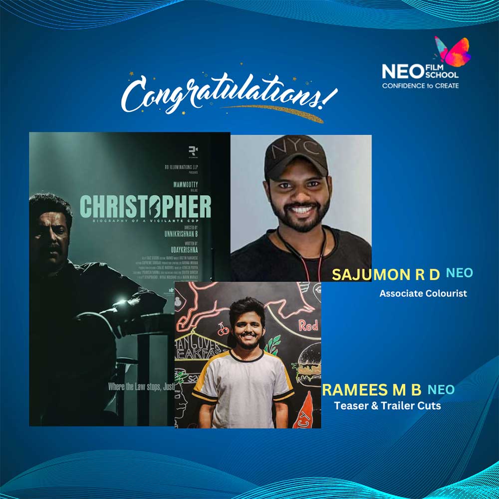 Our NEOS Involved in Malayalam Movie CHRISTOPHER. 