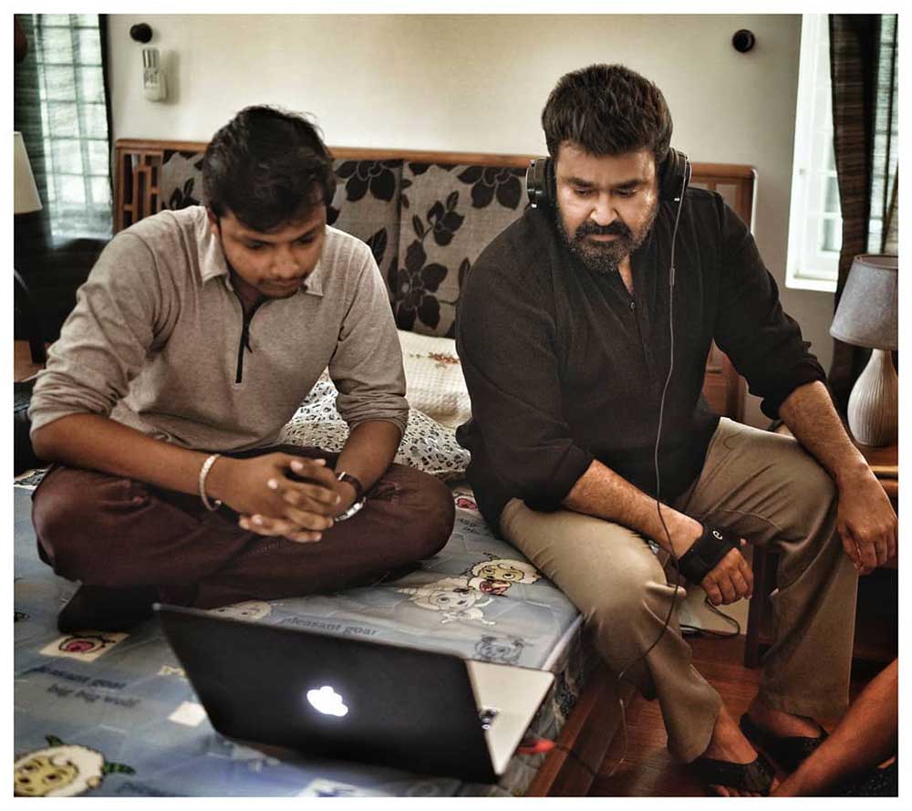 Our NEOS Vinayak VS the Editor of upcoming movie RAM along with the Complete actor Mohanlal.